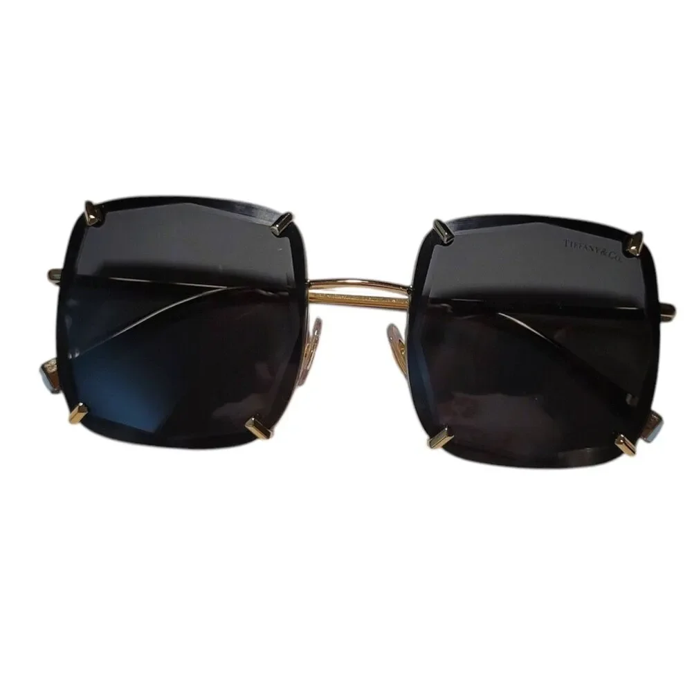 Tiffany & Co. TF3089 6002S4 Sunglasses Women's Gold/Dark Grey 52-20-135